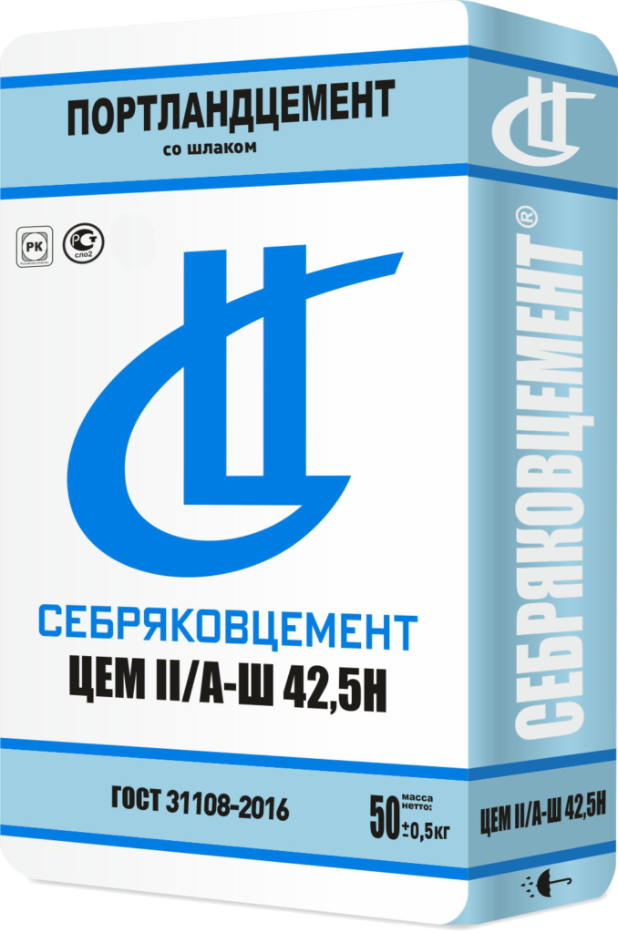 Цем ii а п 42 5н. Цемент себряковцемент м500.